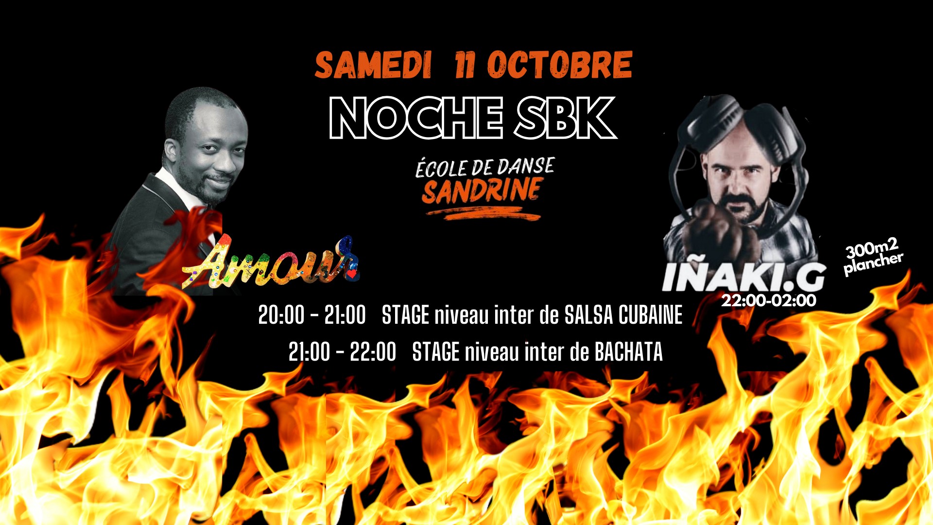 STAGE de SALSA & BACHATA inter avec Amour (bdx) ❤️ SBK INAKI