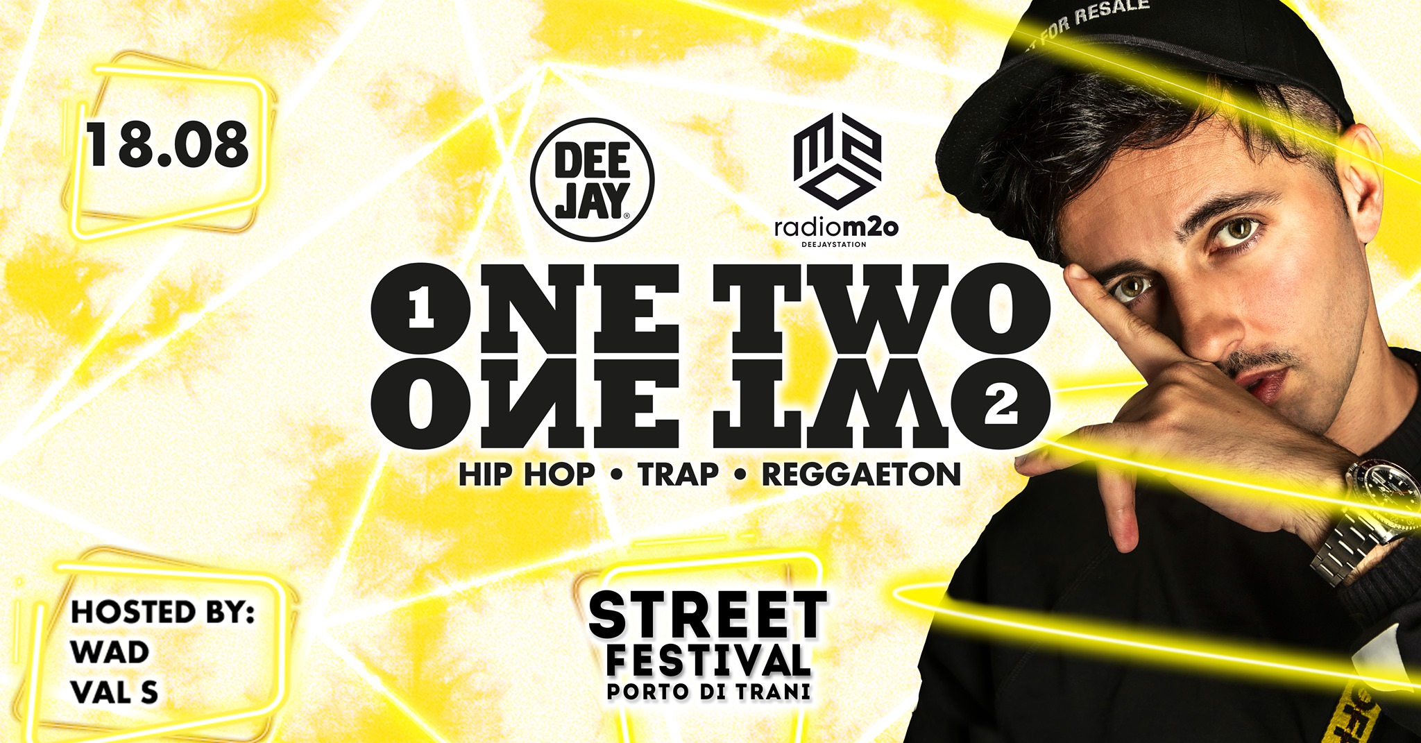 Radio DeeJay OneTwoOneTwo con WAD ◆ Porto di Trani 18.08