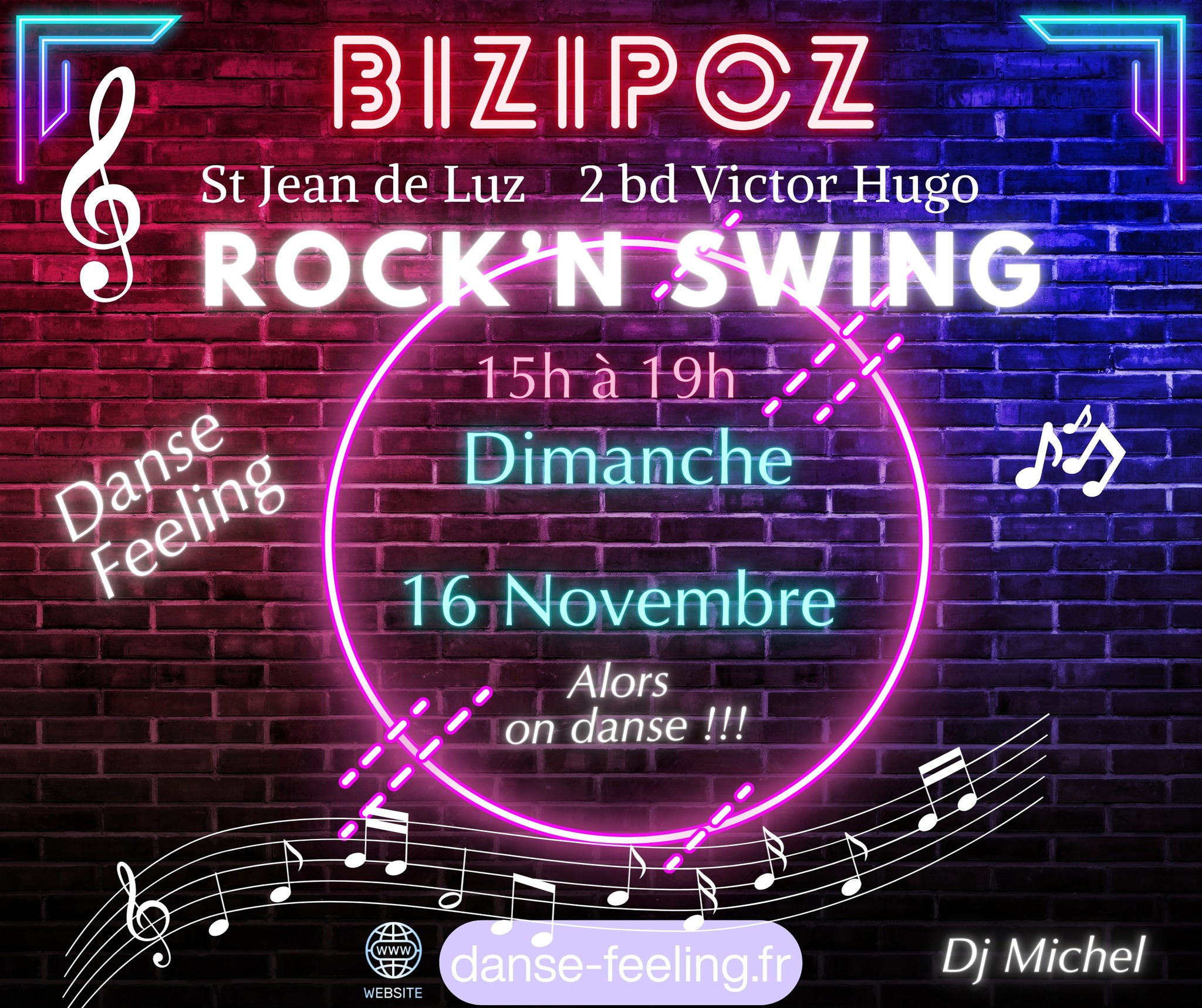 Rock'n'Swing au Bizipoz Dimanche 16 Novembre
