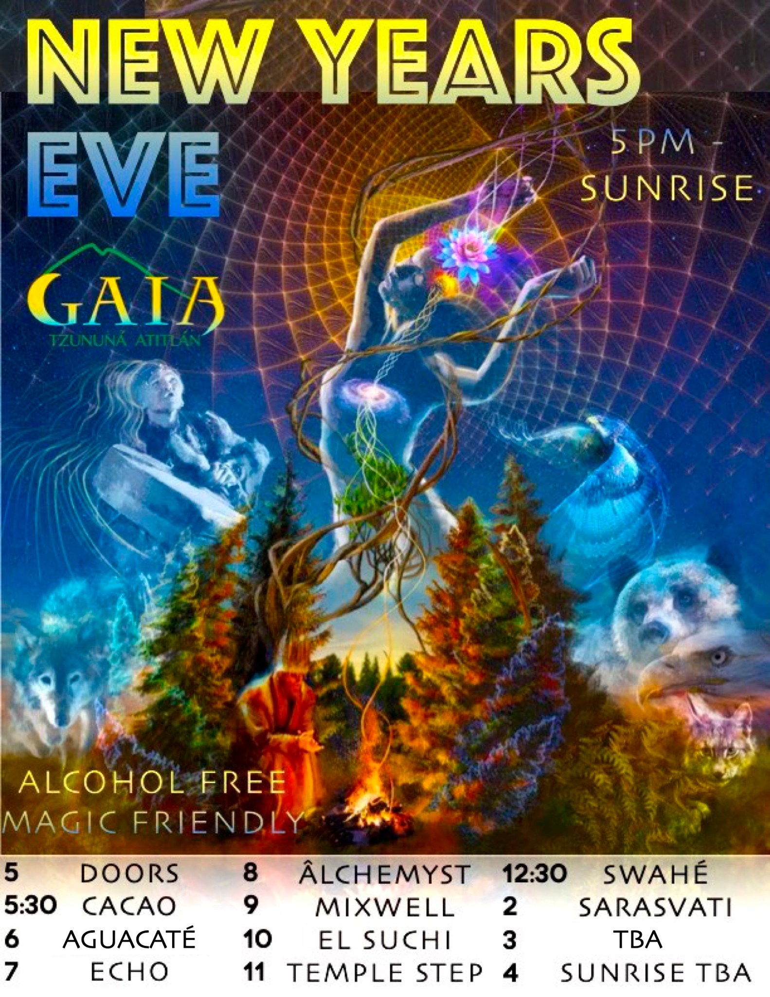 ⫷ NEW YEARS CELEBRATION at GAIA ⫸