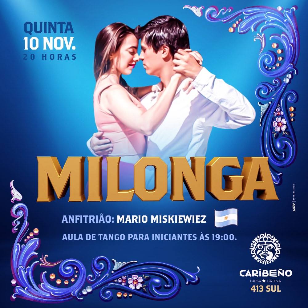 Milonga em Caribeño - Gran Fiesta de Tango!
