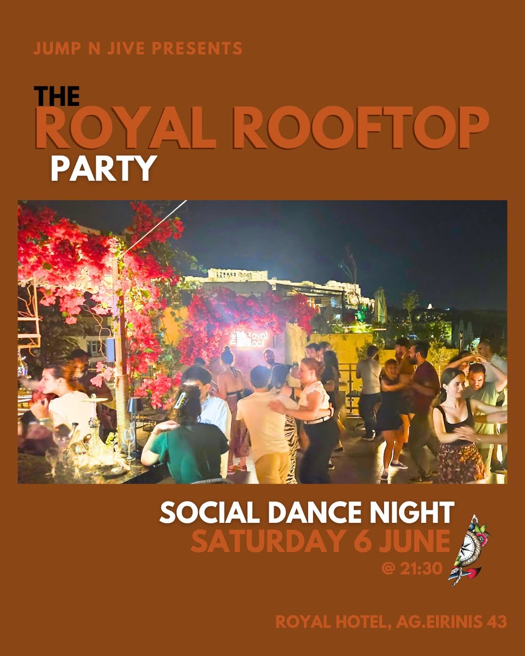 A Rooftop Swing Dance Party - at Royal