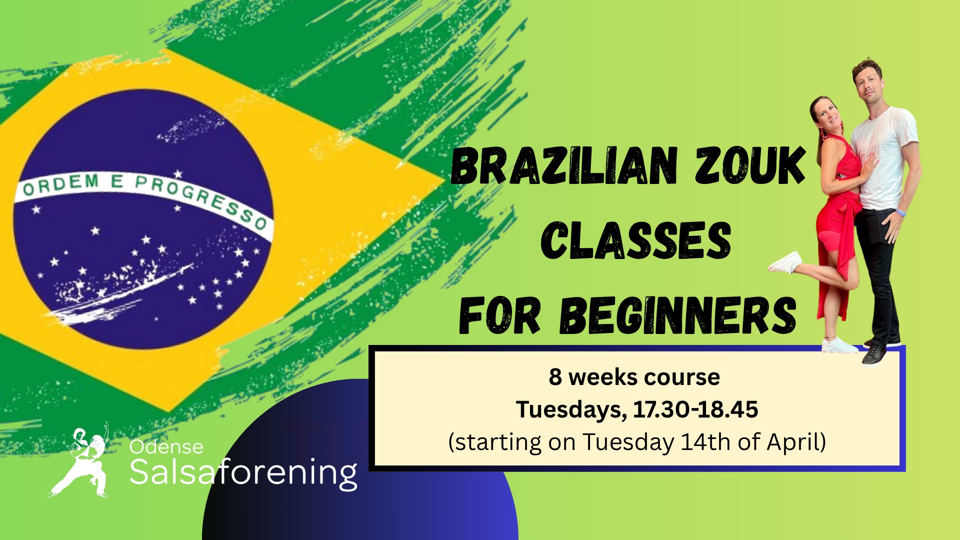 Brazilian Zouk - Beginner classes (8 weeks)
