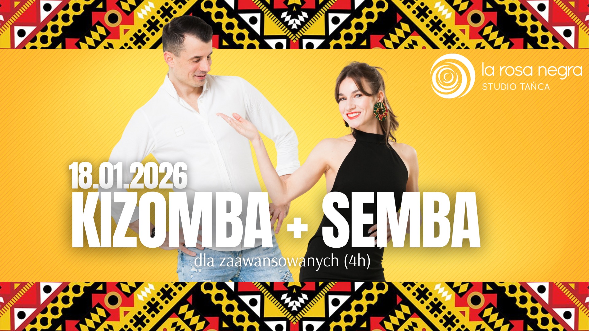 KIZOMBA I SEMBA z Martą&Piotrem: zajęcia weekendowe