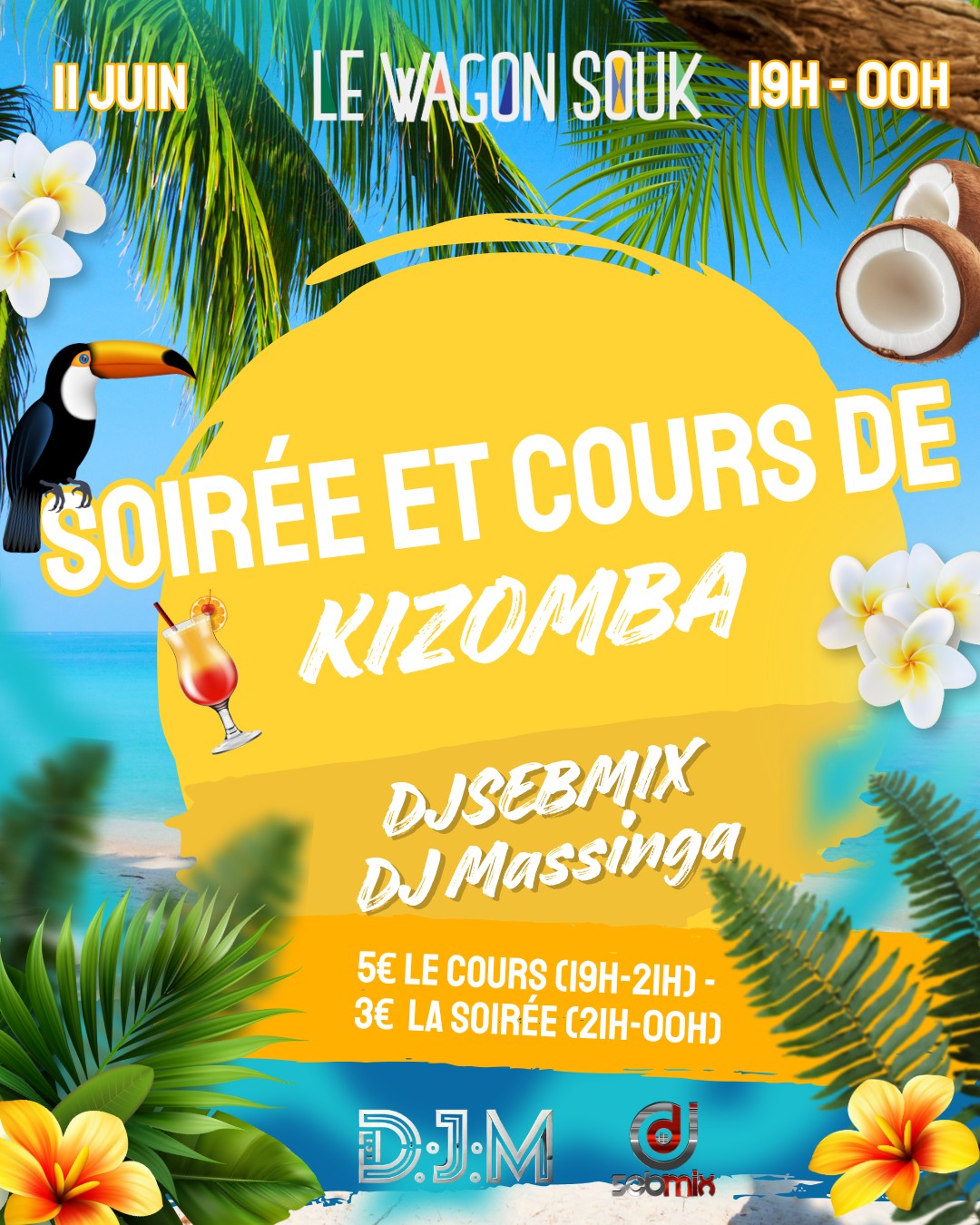 COURS & SOIRÉE KIZOMBA 🌴