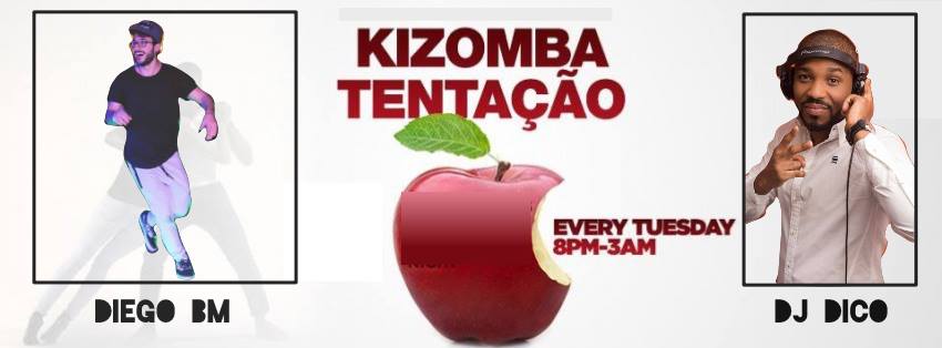 Tentação Weekly Kizomba & Palop Night With Diego Bm & Dj Dico