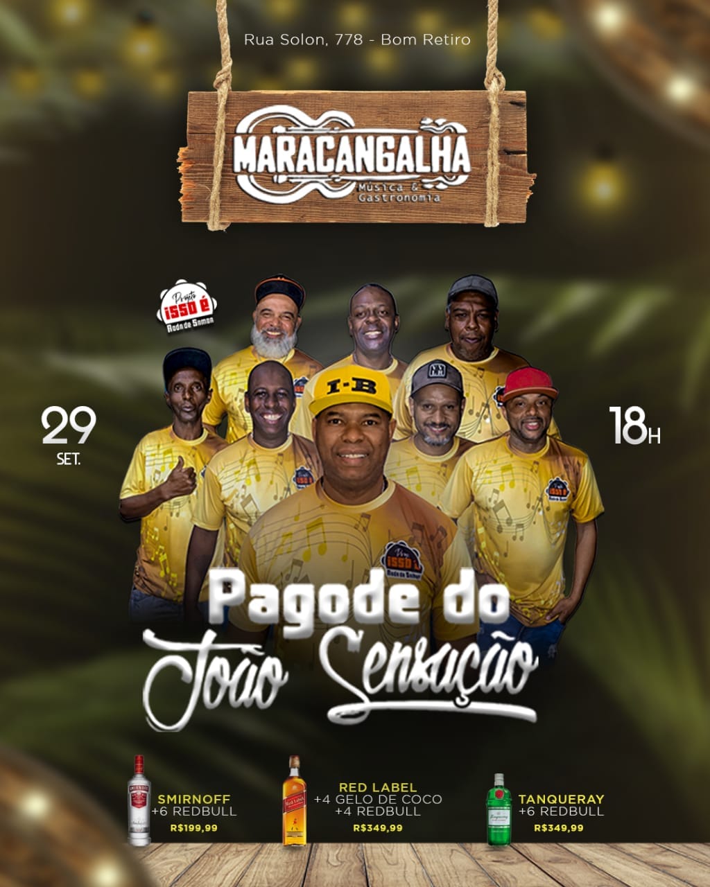 Pagode do João Sensação com Projeto Isso É Roda de Samba