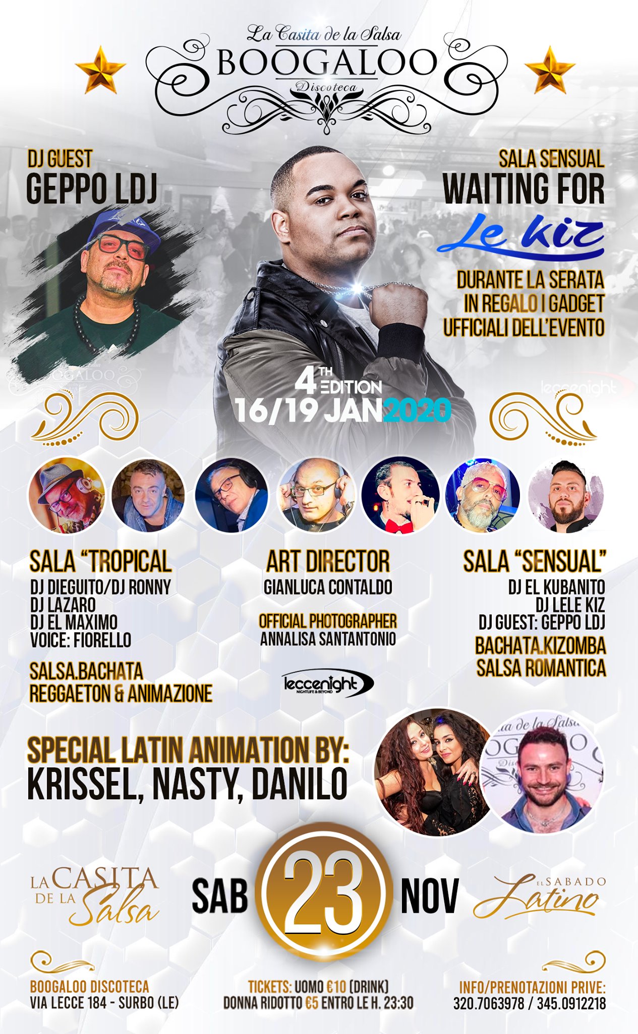 Boogaloo "Waiting For Le Kiz" 23 Novembre 2019