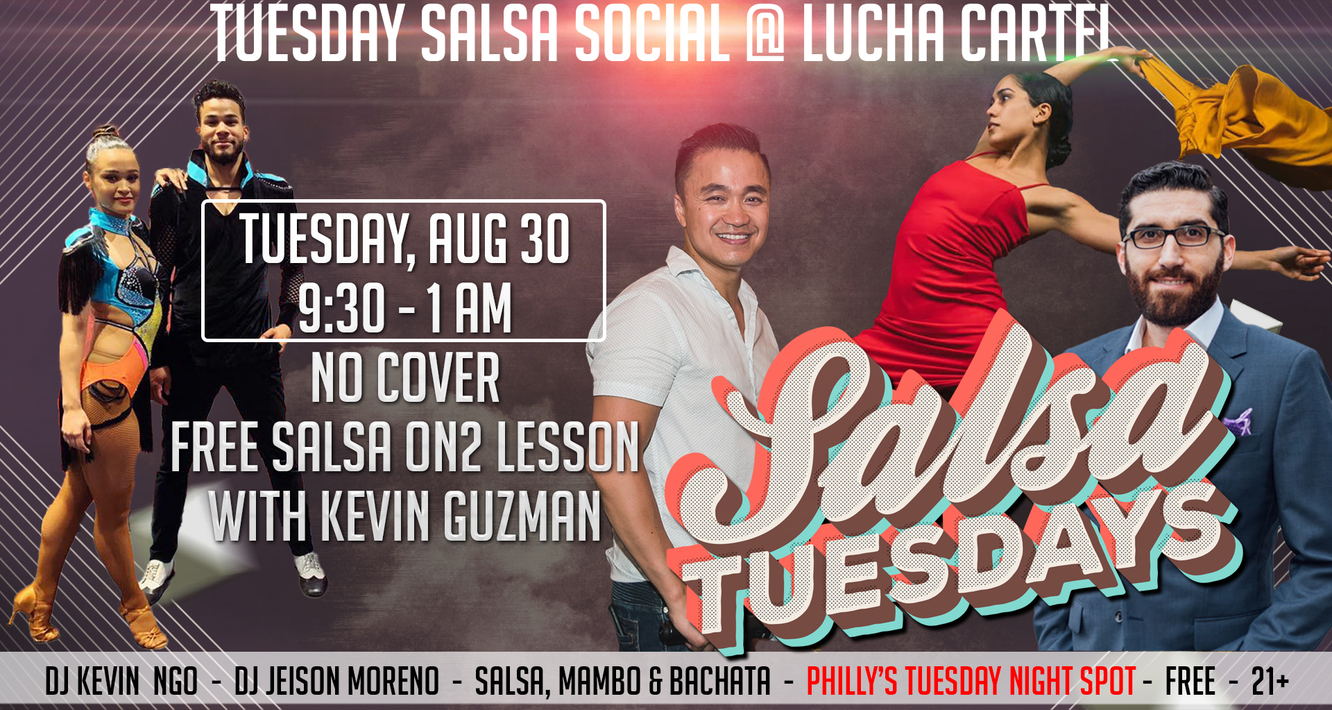 Salsa Tuesdays Aug 30