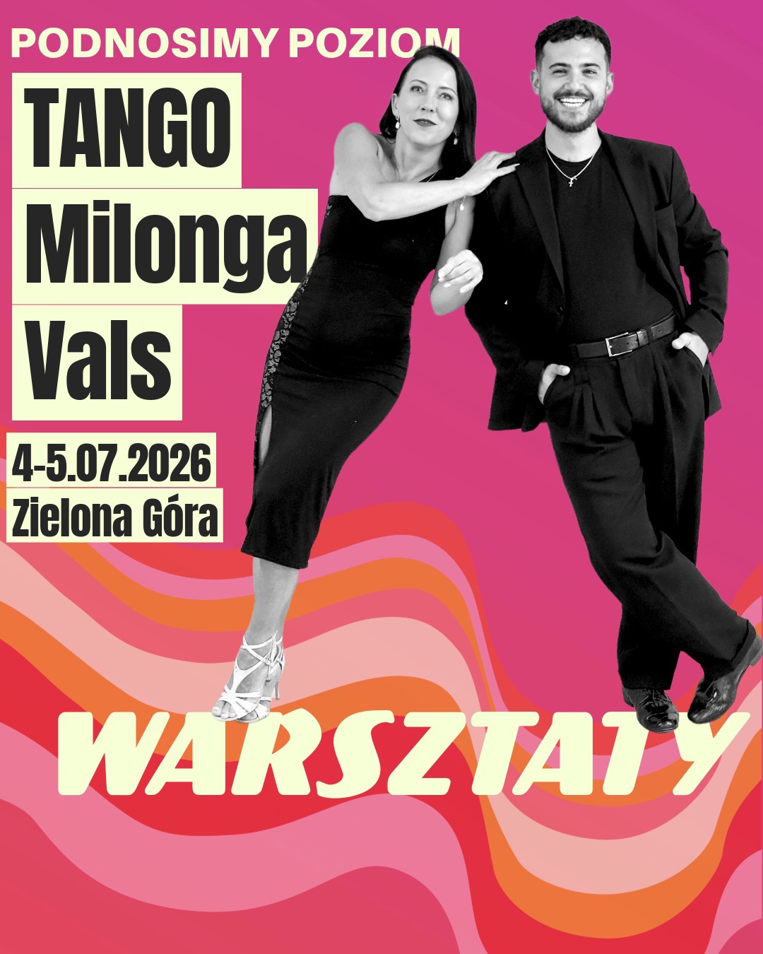 Warsztaty tanga z Gracją i Lucasem Chidichimo . Privy,milonga.
