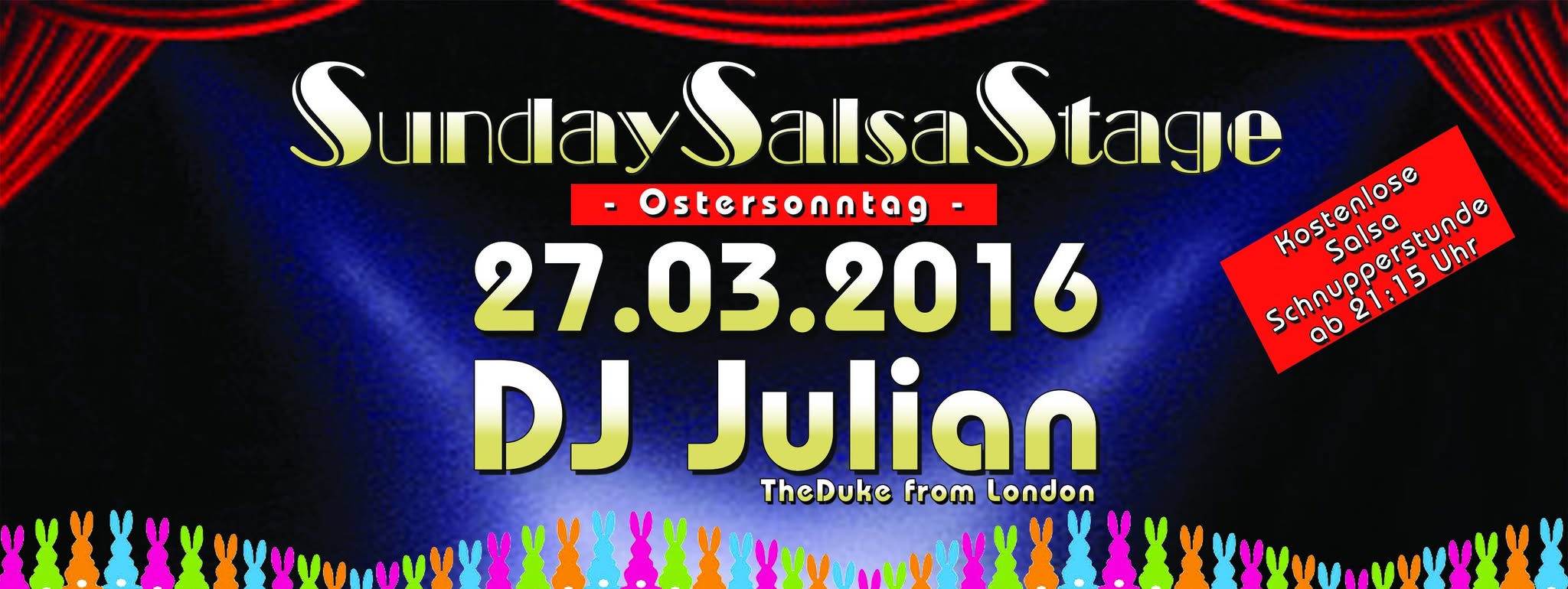 27.03. SundaySalsaStage & Salsa "Osterspecial" DJ Julian the Duke, London