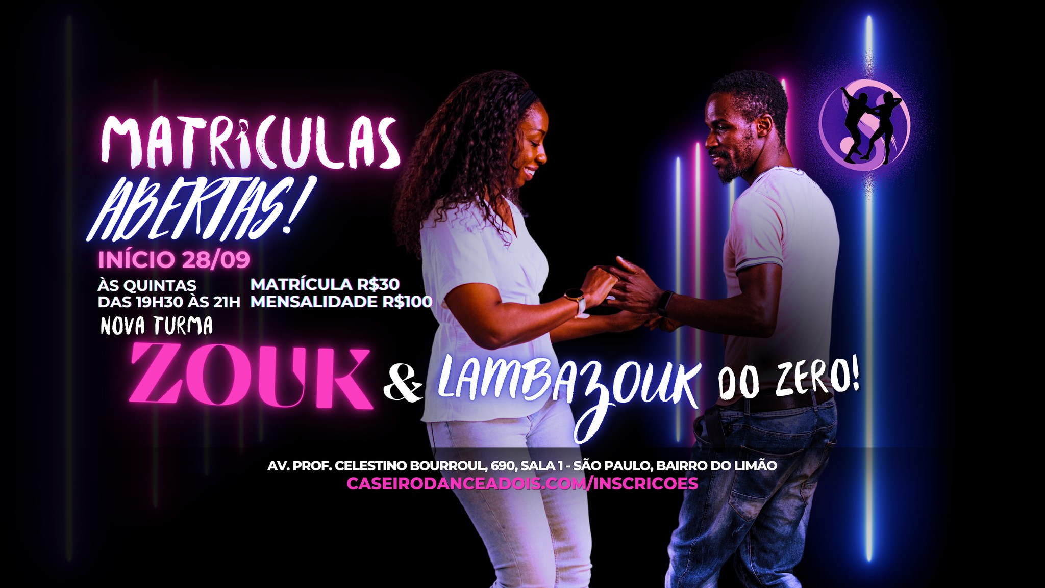 NOVA TURMA ZOUK E LAMBAZOUK DO ZERO