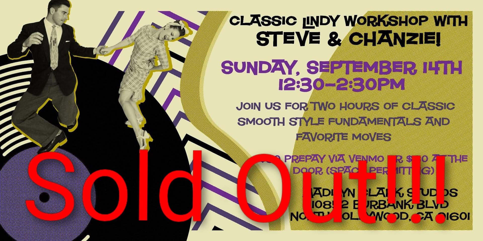 Lindy Workshop w Steve & Chanzie