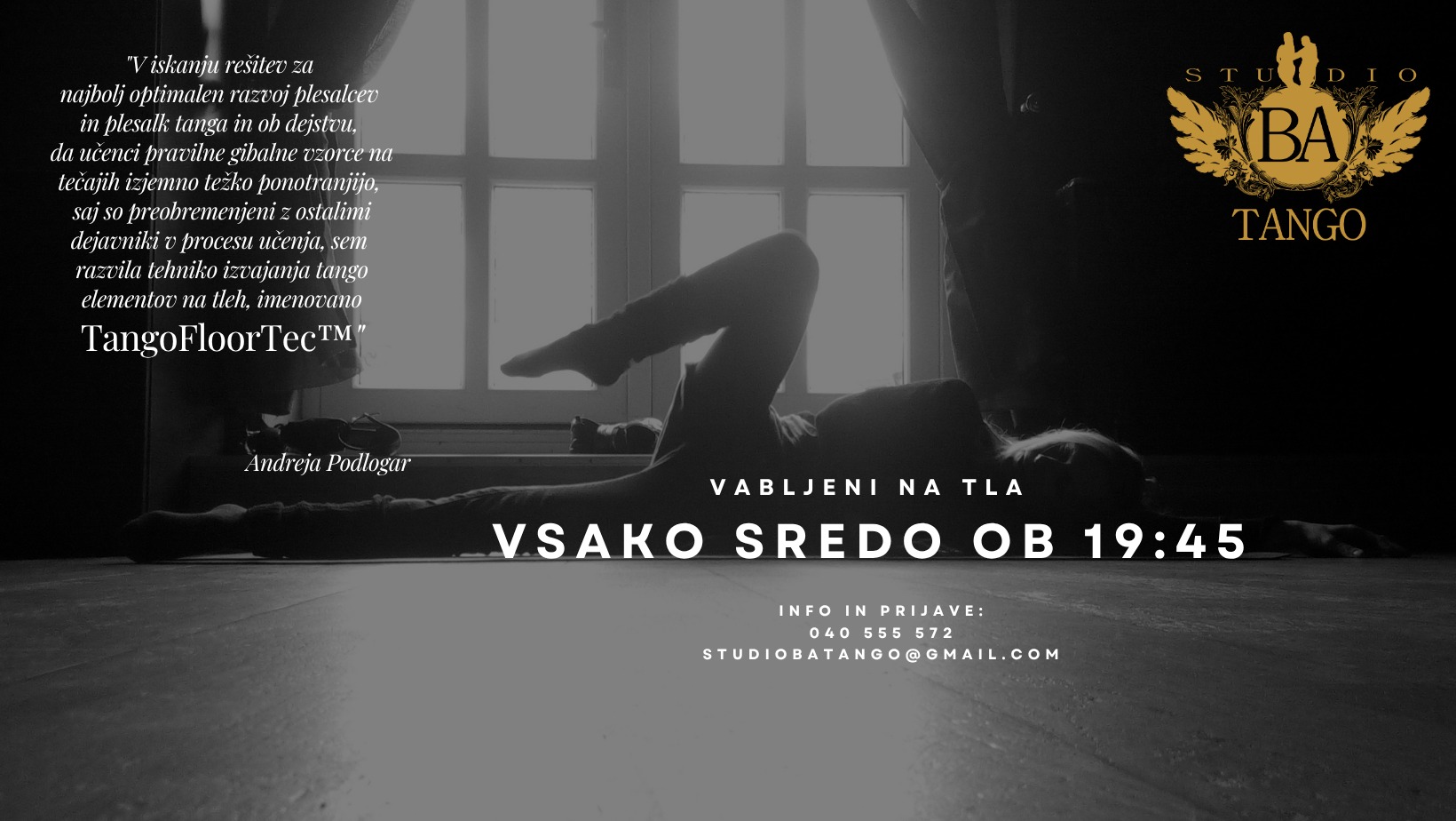 TangoFloorTec™ vsako sredo