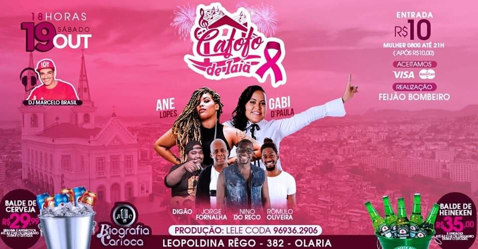 Roda de Samba Cafofo de Iaiá ( Outubro Rosa)