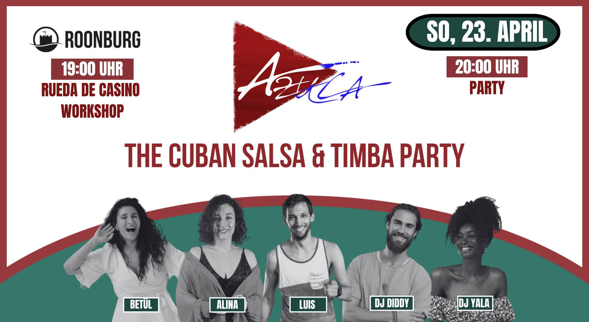 AZUCA Domingo The Cuban Salsa & Timba Party Cologne