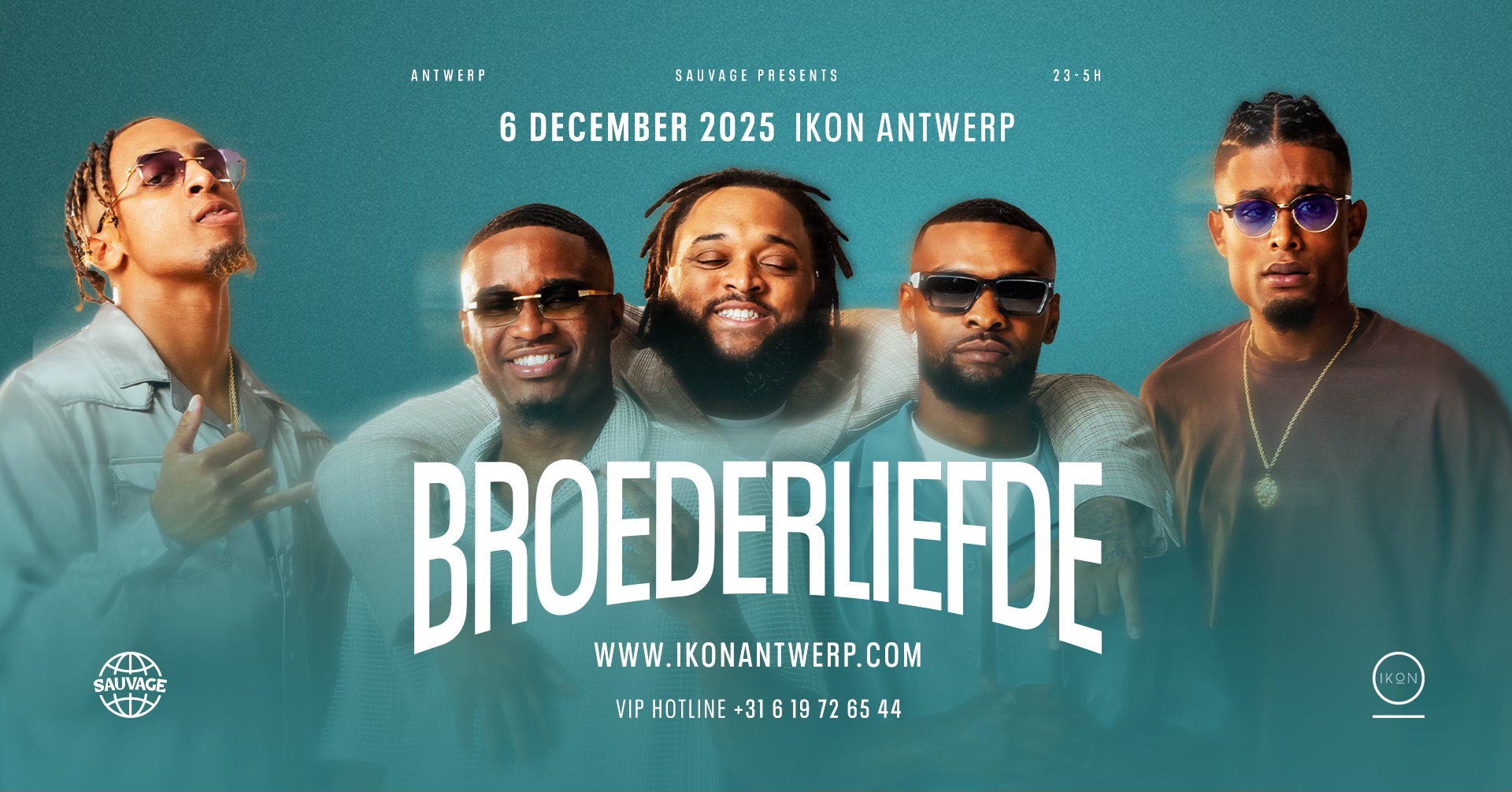 Broederliefde (live) IKON ANTWERP SAUVAGE URBAN MONDE!