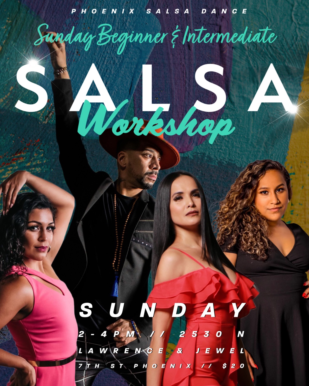 Sunday Beginner & Intermediate Workshop with Lawrence & Jewel!