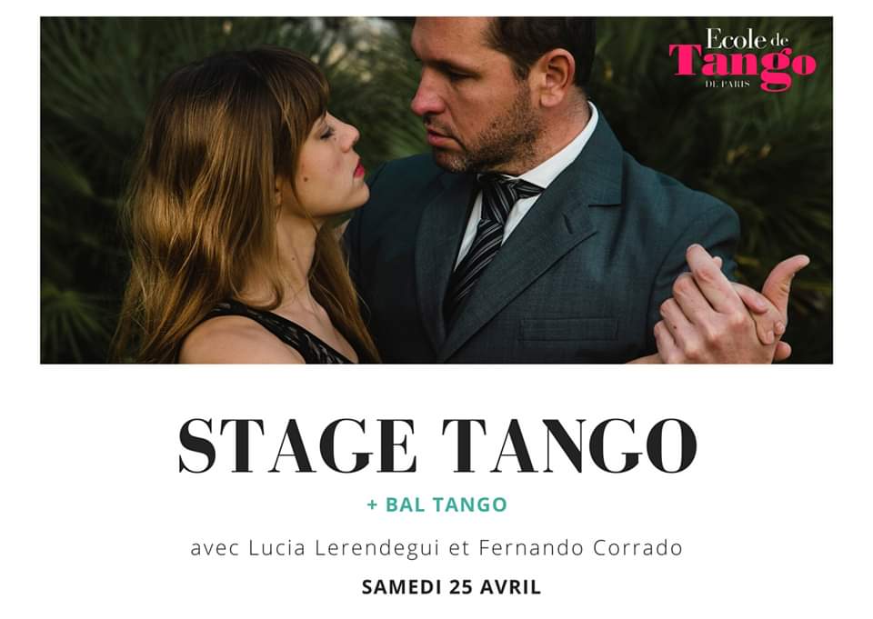 Stage tango à Paris - avec Lucia Lerendegui et Fernando Corrado