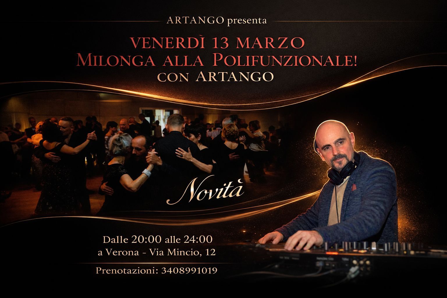 MILONGA ALLA POLIFUNZIONALE! STEFANO STELLA TDJ!