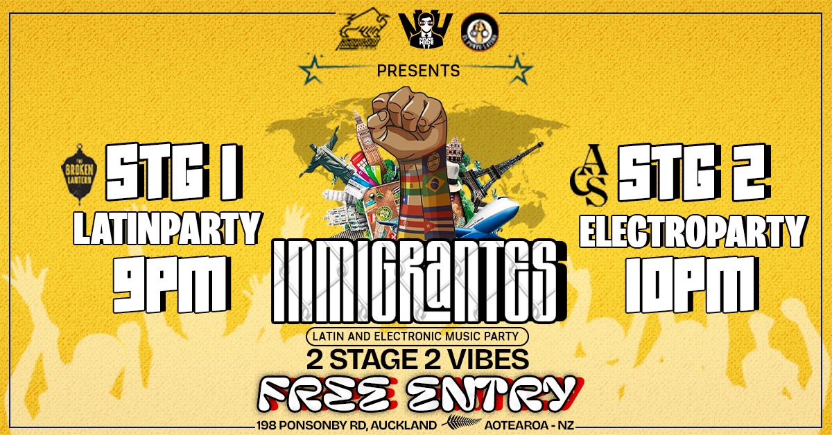 INMIGRANTES Vol: 2 LATIN PARTY with 2 Stages