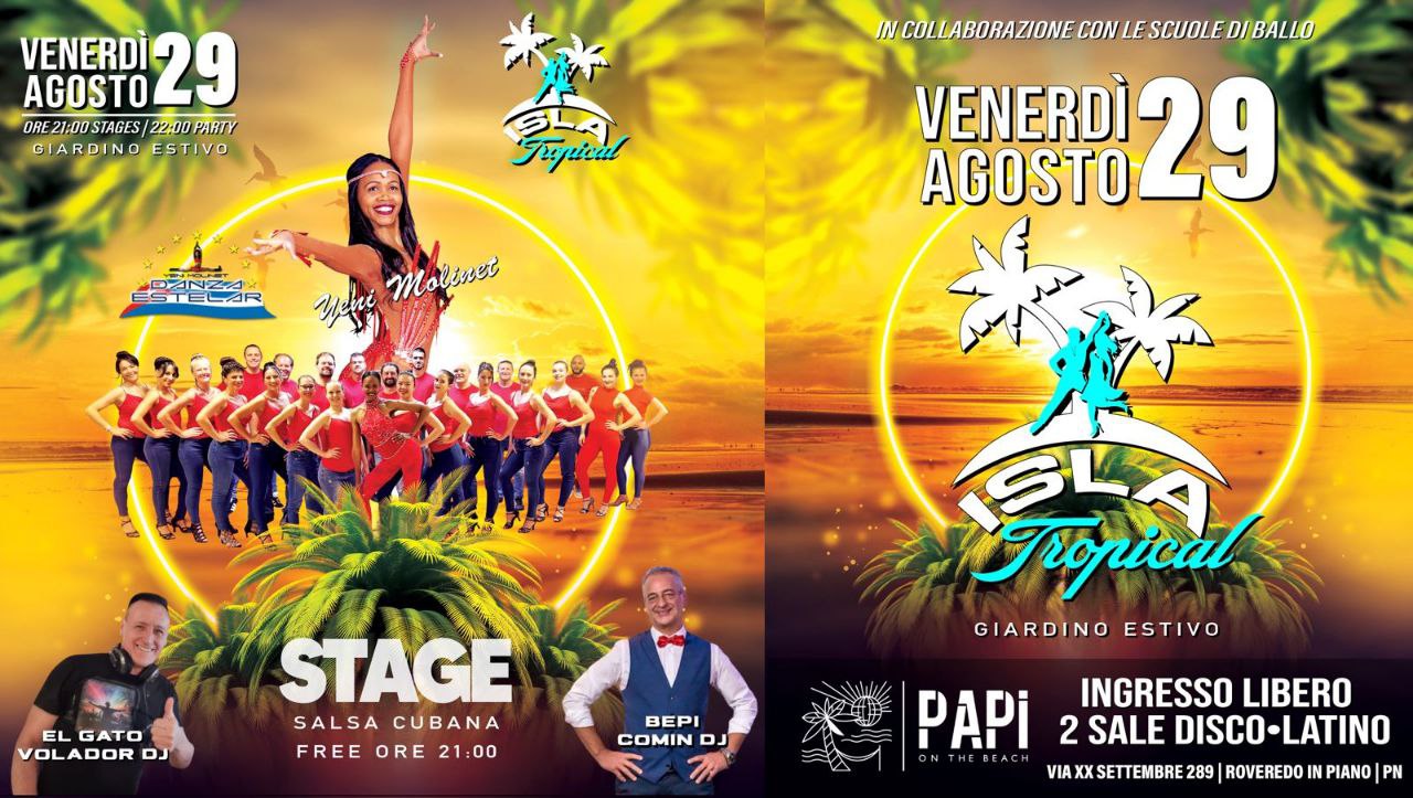 Venerdรฌ 29 Agosto 2025 โข ๐ฐ๐๐๐ ๐ป๐๐๐๐๐๐๐ โข Salsa Bachata Kizomba โข Ingresso libero