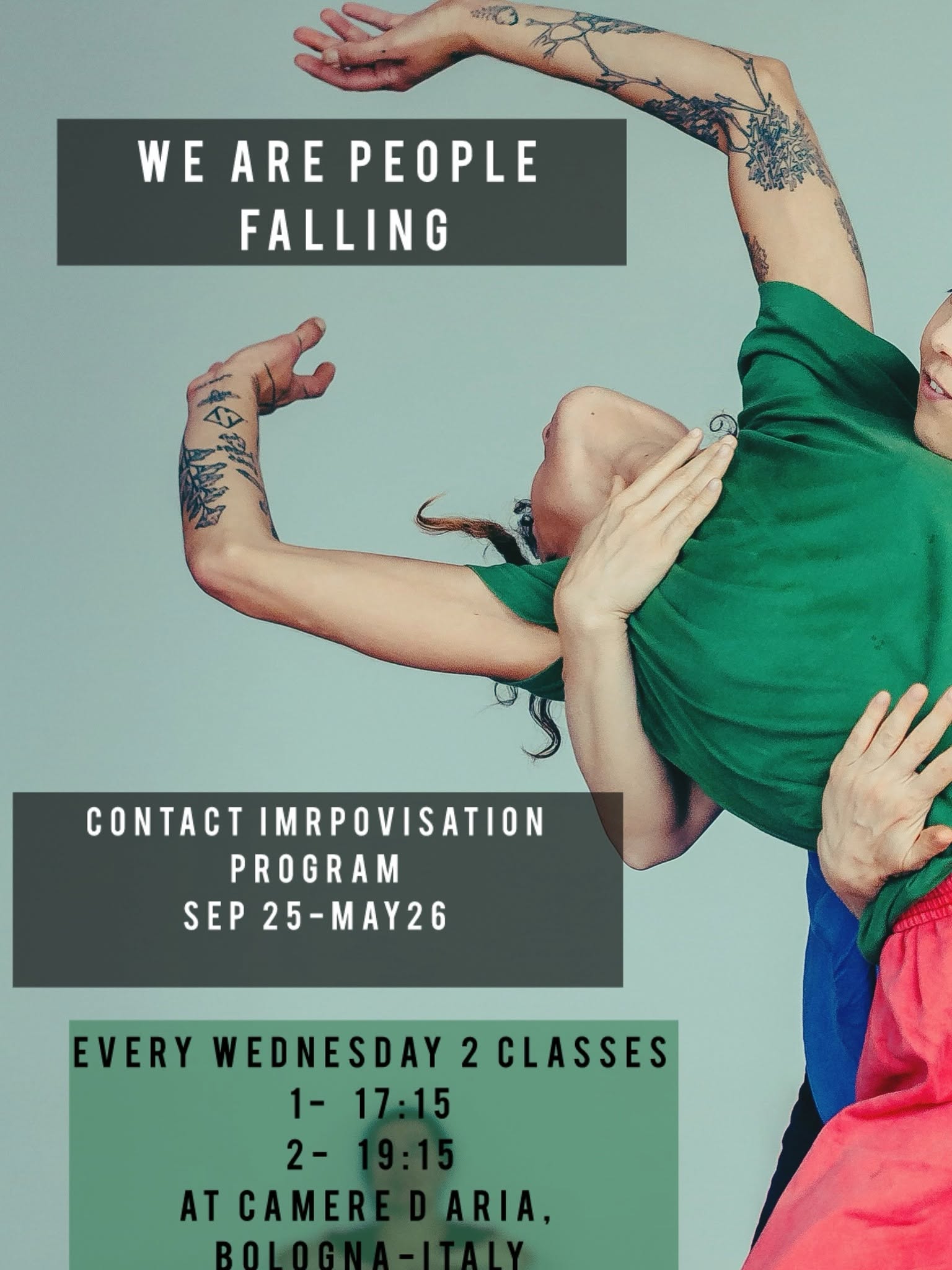 WE ARE PEOPLE FALLING- Contact Improvisation Program