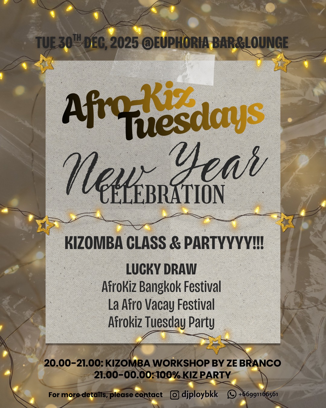 Afro-Kiz Tuesdays "New Year Celebration"