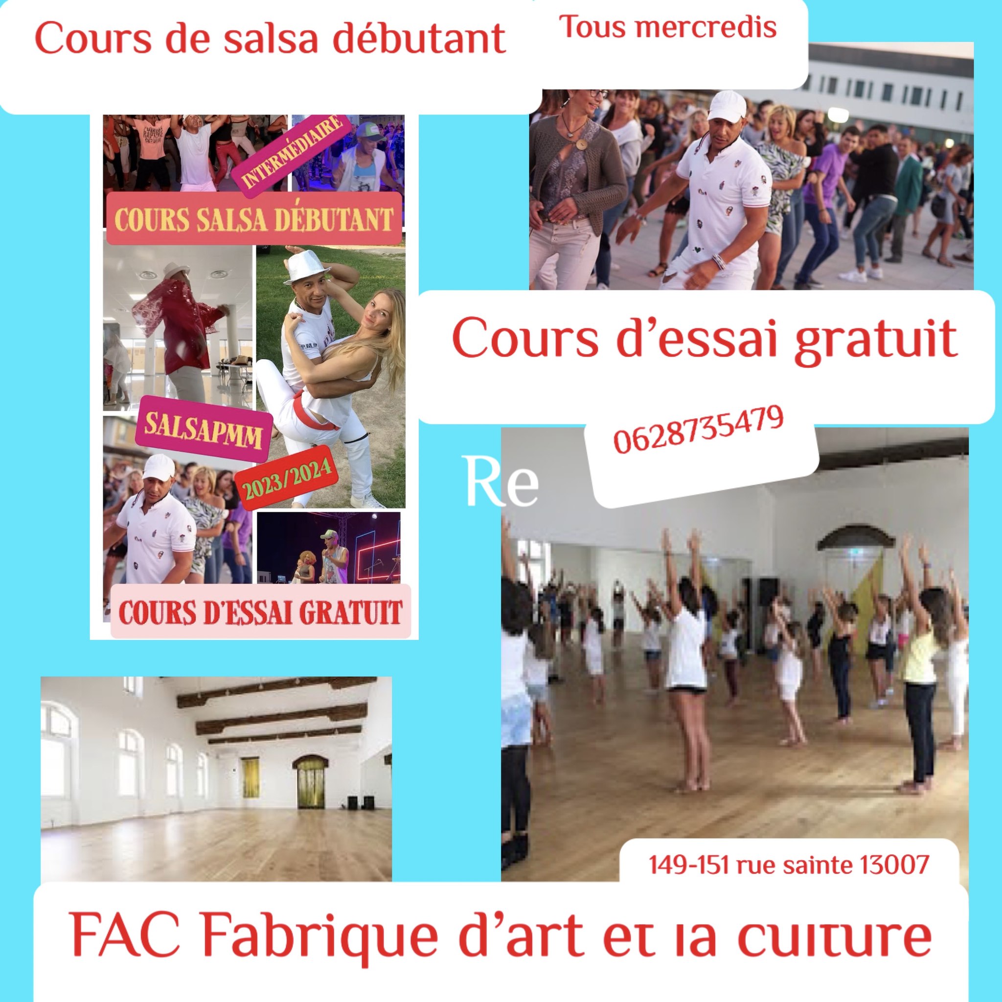 Rentrée cours de salsa débutant et intermédiaire cours d’essai gratuit avec RAMÓN DE CUBA