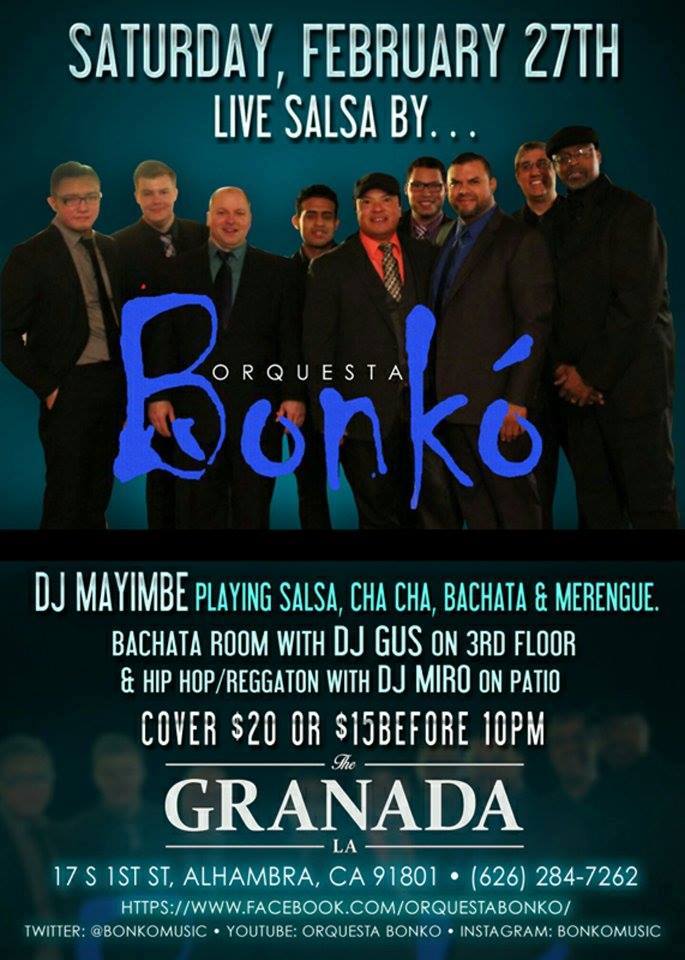 The Granada LA Presents: Orquesta Bonkó