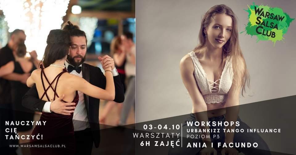 Workshops Urbankizz tango influance-poziom P3-Ania i Facundo w WSC