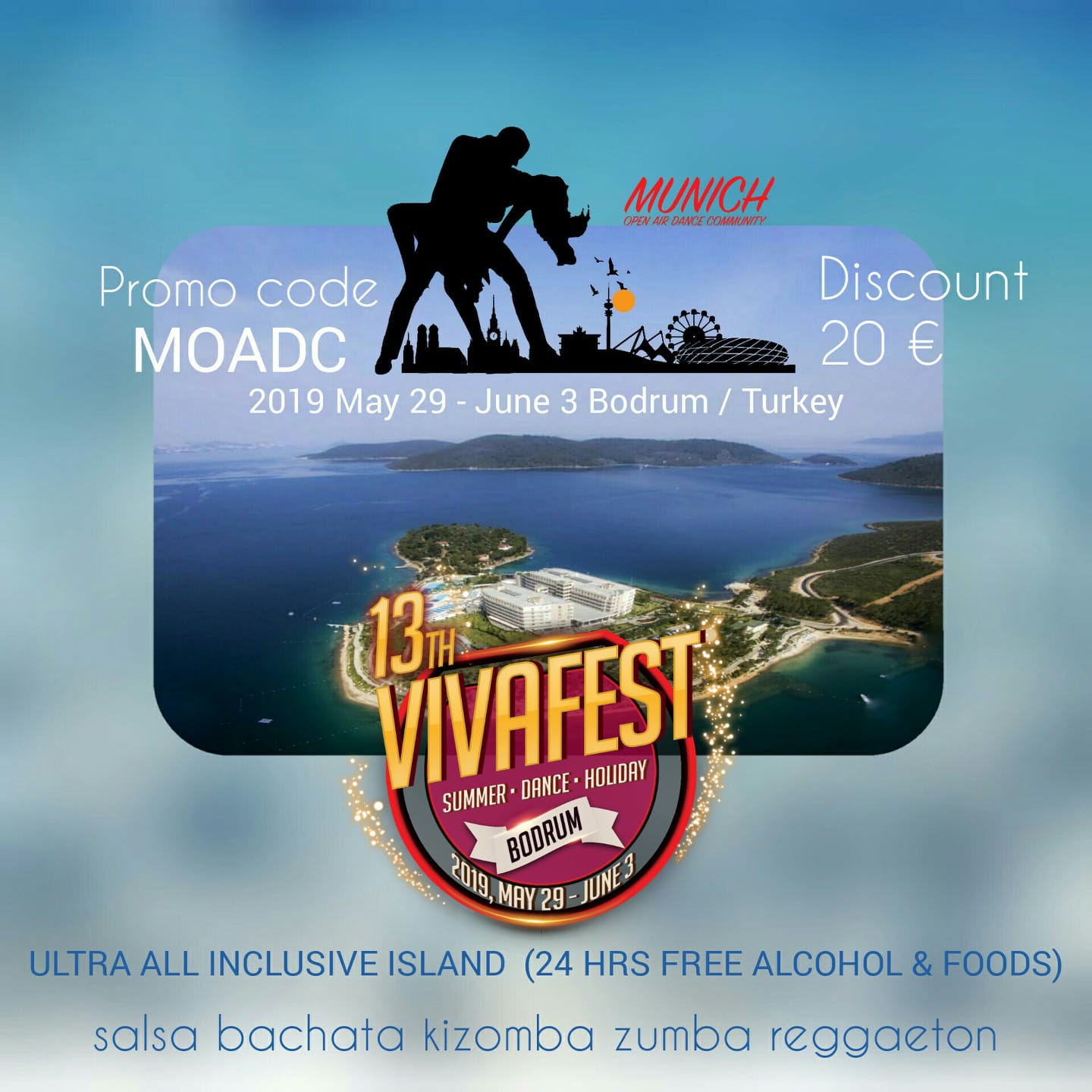 Promocode: MOADC Vivafest 2019 Bodrum
