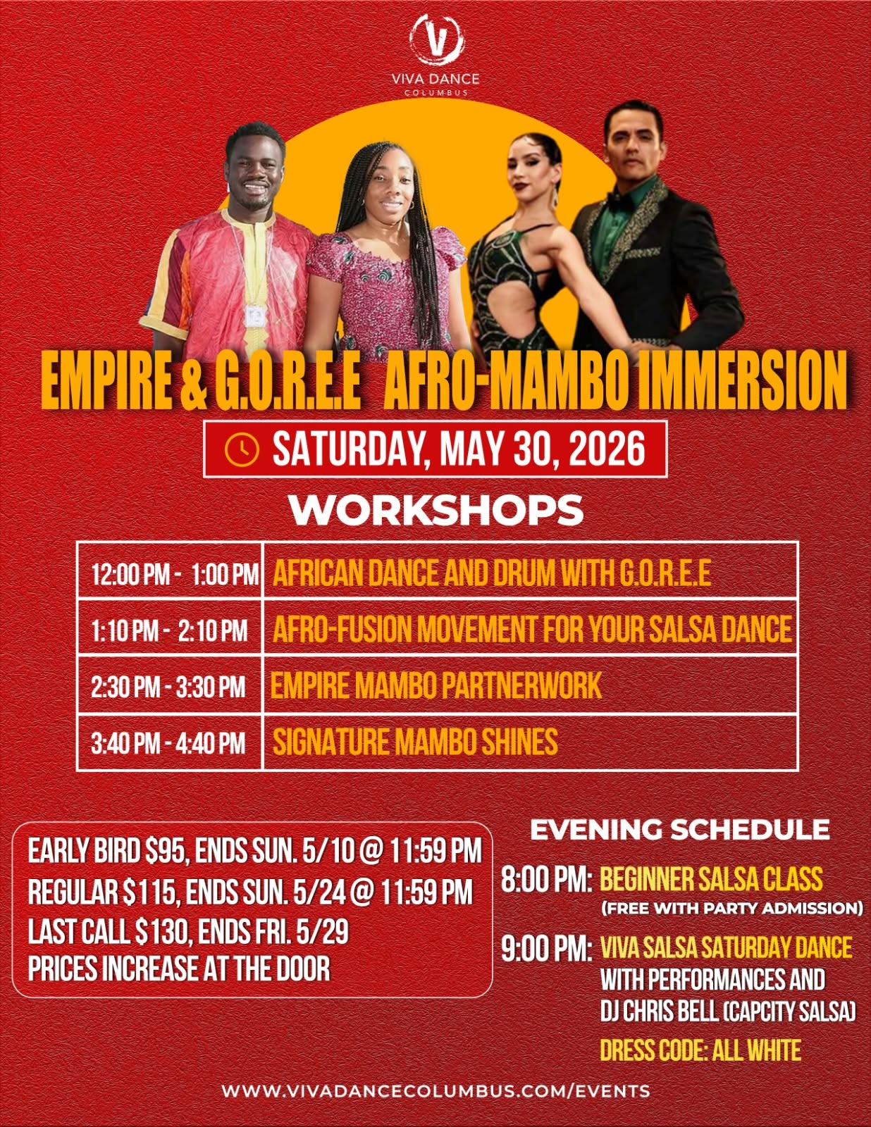 Empire & G.O.R.E.E Afro-Mambo Immersion