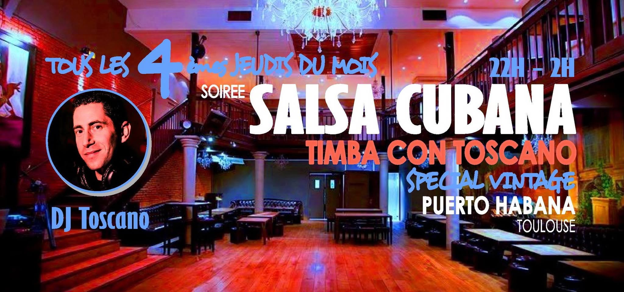 SALSA CUBANA Spécial Vintage au Puerto Habana avec DJ TOSCANO