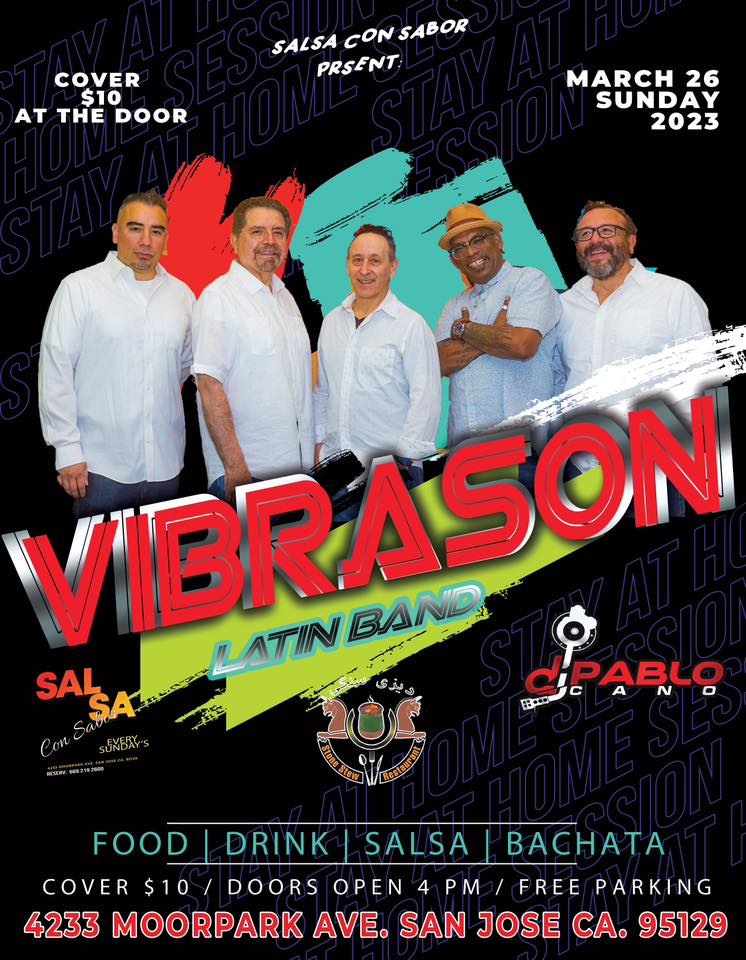 Vibrason & Dj Pablo C. Cover $10
