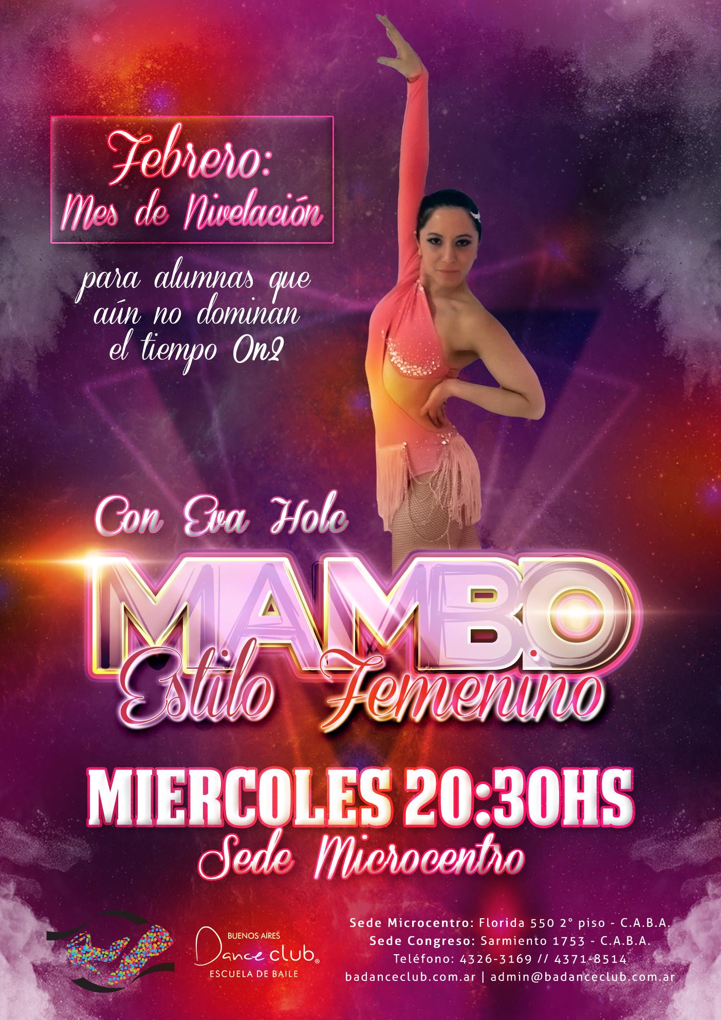 Nivelación Mambo Lady Style