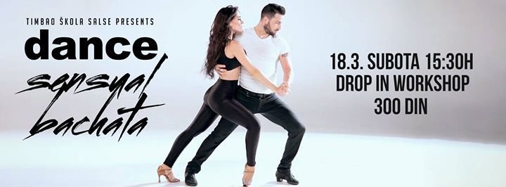 Bachata drop-in radionica Dance sensual Subota 18.3.