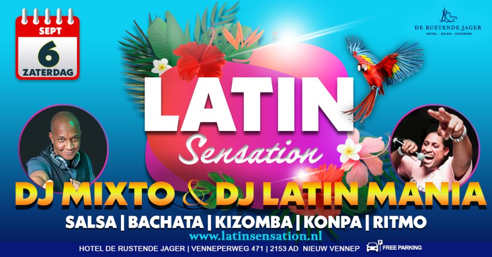 Latin Sensation DJs Latin Mania & Mixto Nieuw-Vennep (nabij Hoofddorp).