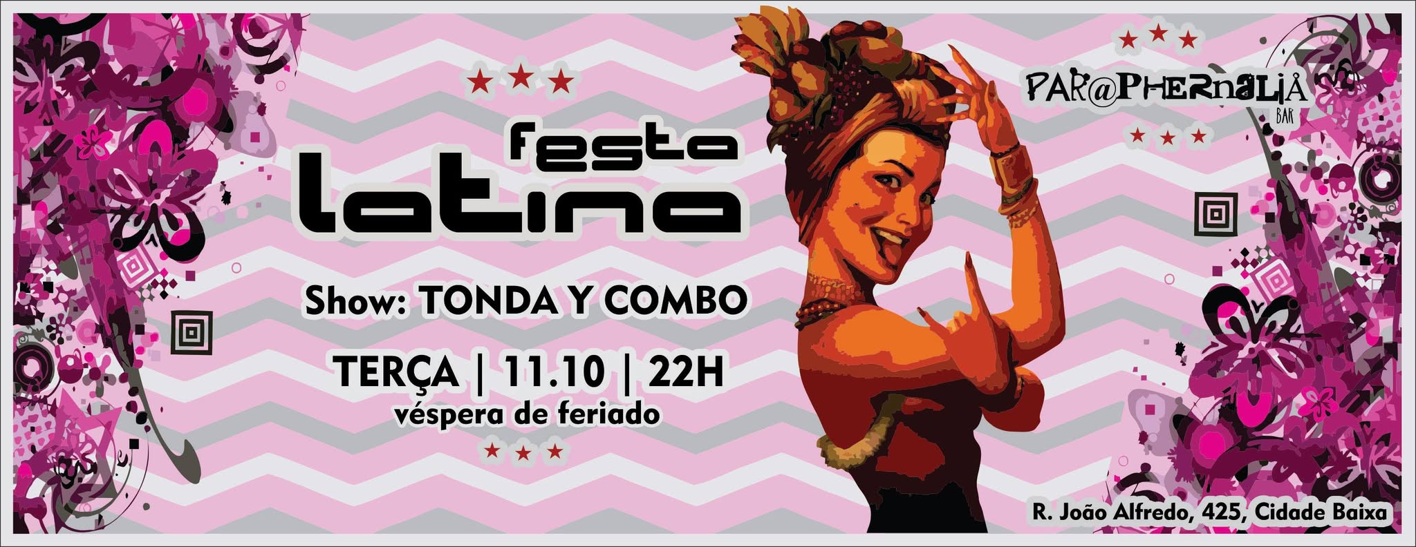 Festa Latina e Tonda Y Combo • Vespera de feriado 11.10.