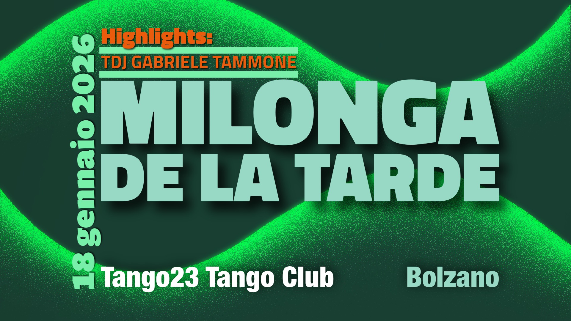 Milonga de la tarde! Tdj Gabriele Tammone