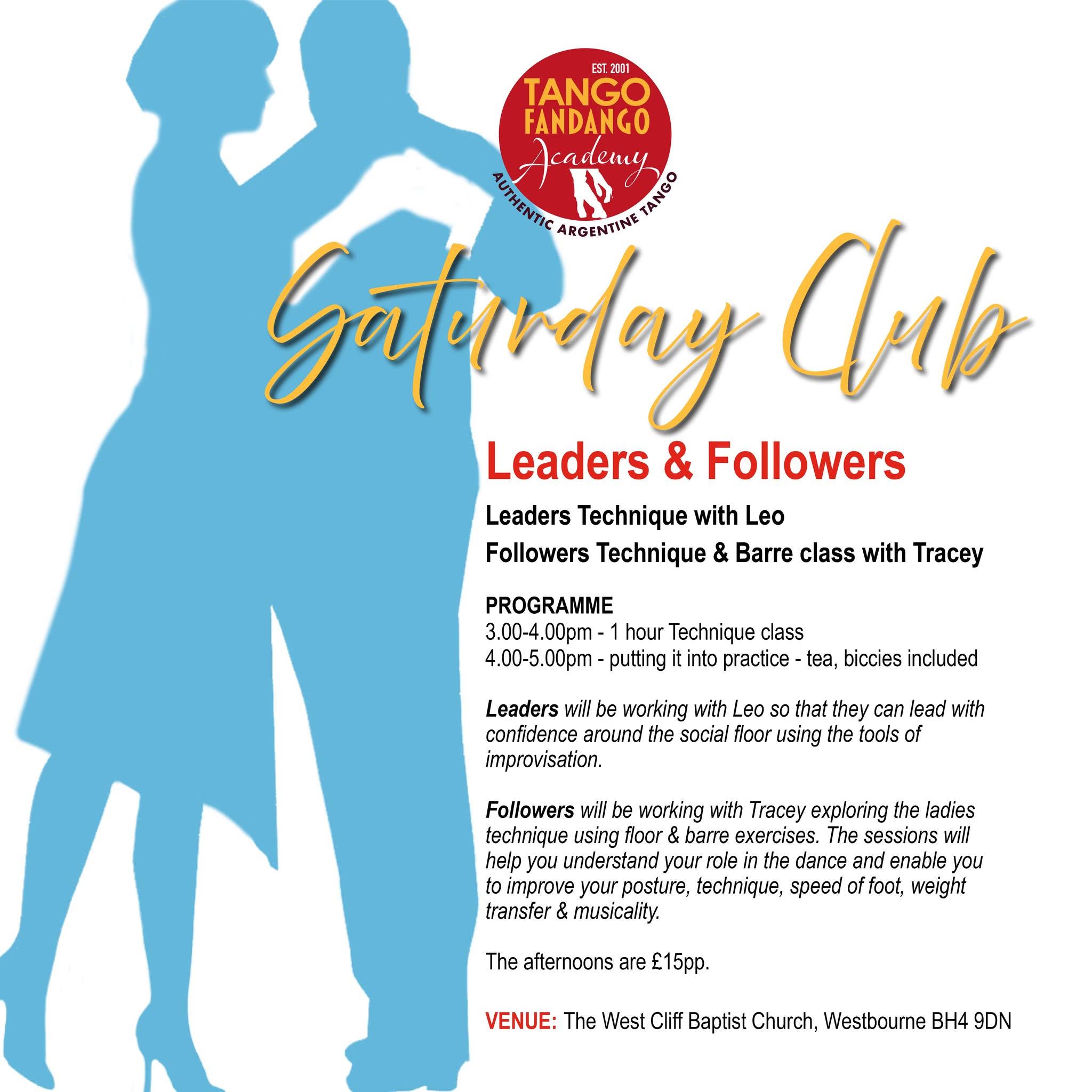 Saturday Argentine Tango Club