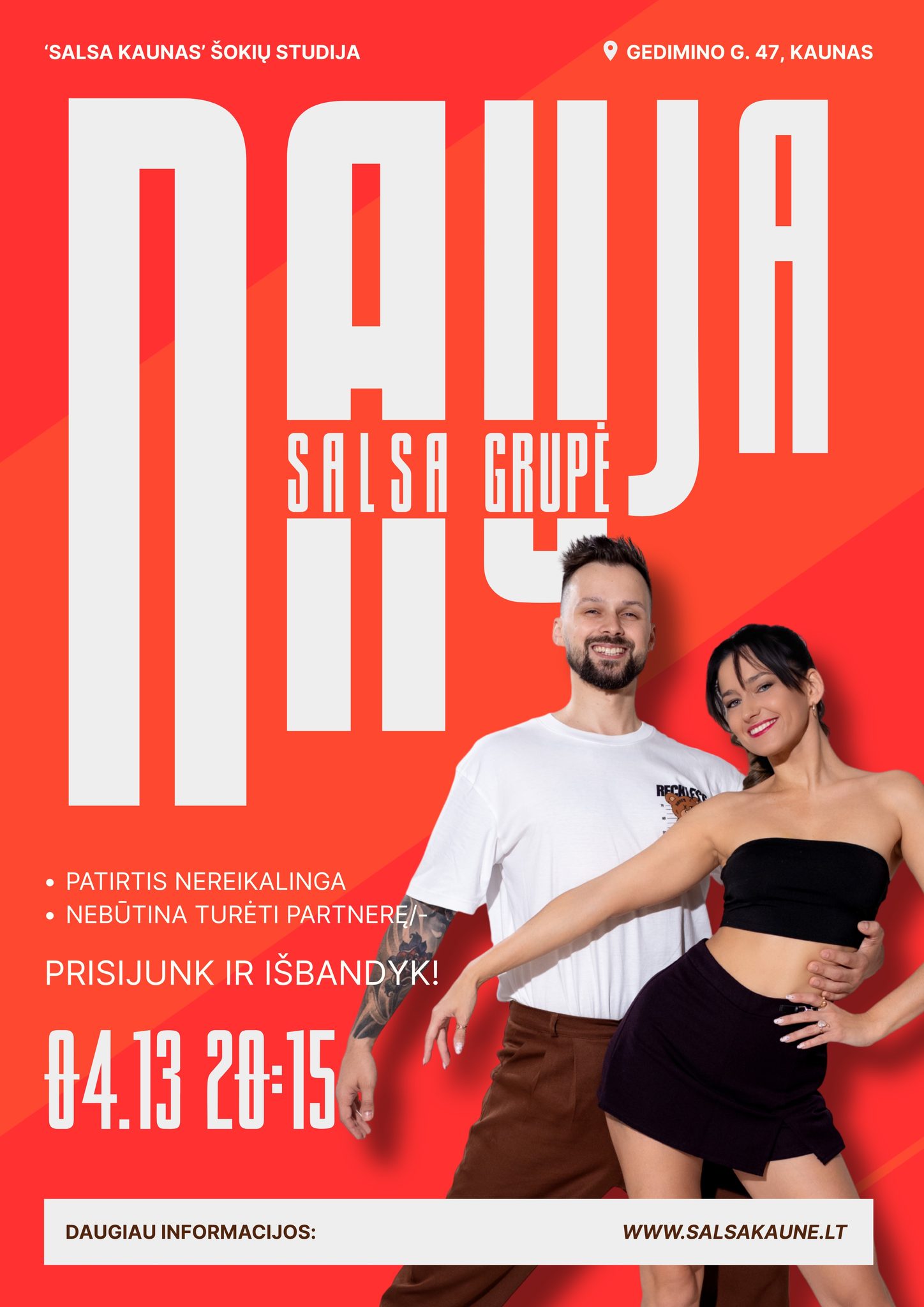 š„NAUJA SALSA GRUPÄš„ 04.13 SALSA KAUNAS