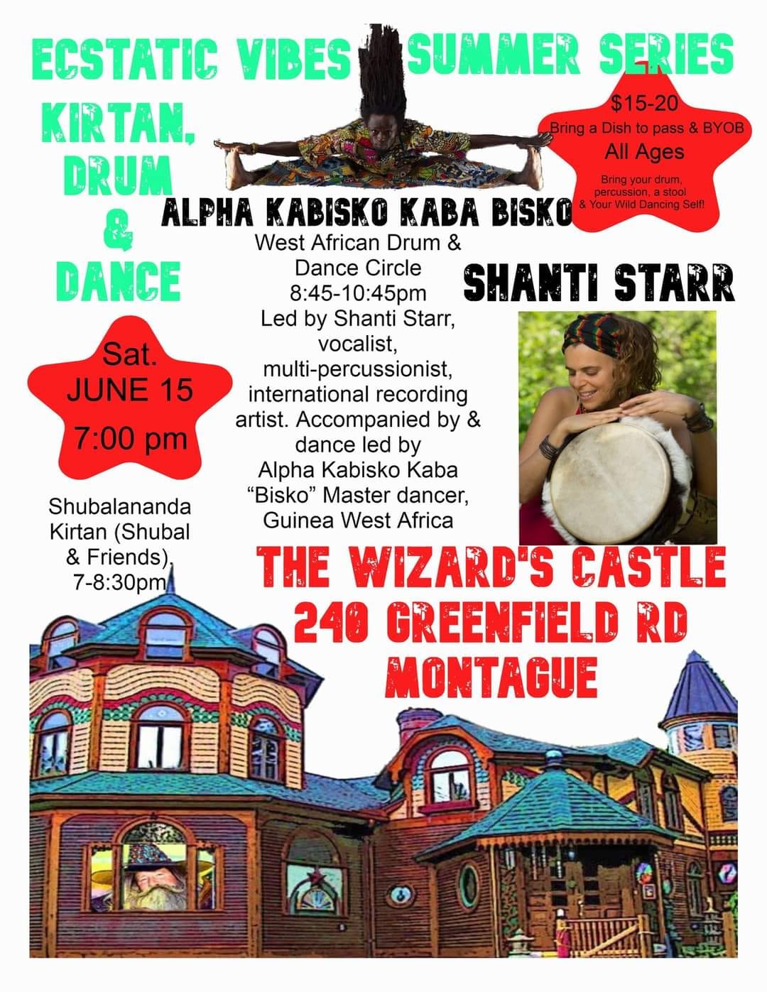 Ecstatic Vibes: kirtan, drum & dance @ the wizard's castle