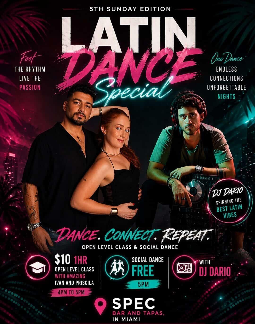 Latin Dance Special - 5th Sunday Edition - SPEC Miami