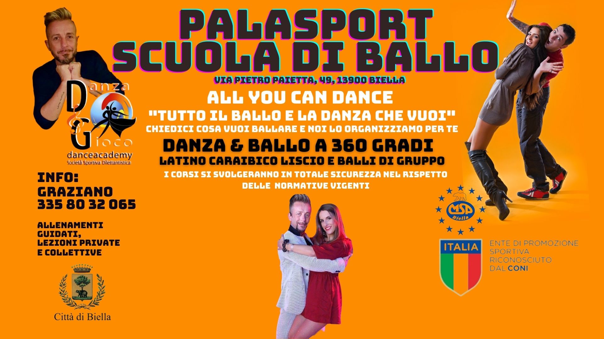 CORSI DI BALLI CARAIBICI AL PALASPORT DI BIELLA