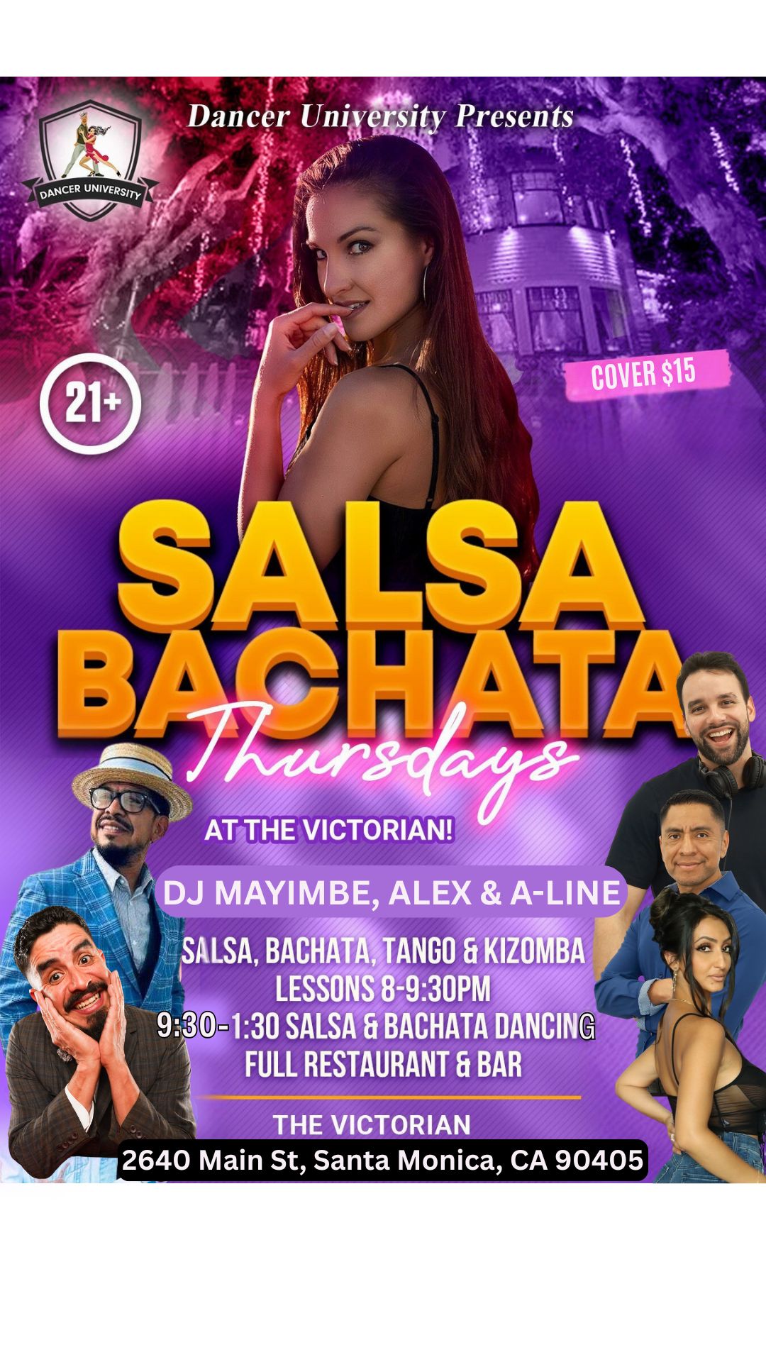 Salsa, Bachata and Kizomba Thursday at the Victorian!