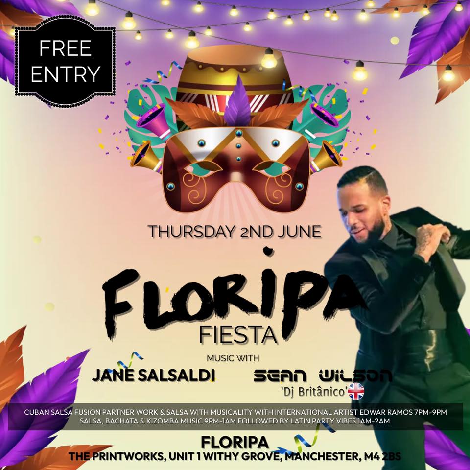 Floripa Fiesta with Jane Salsaldi & Sean Wilson Special Guest International Teacher Edwar Ramos