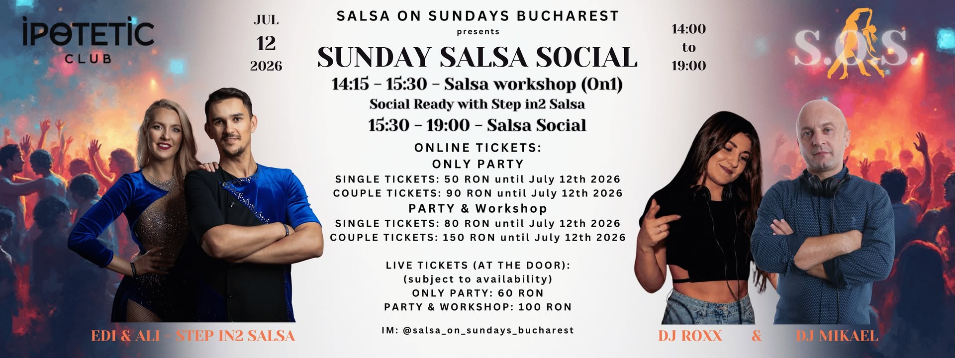 Salsa On Sundays @ Rio Club București