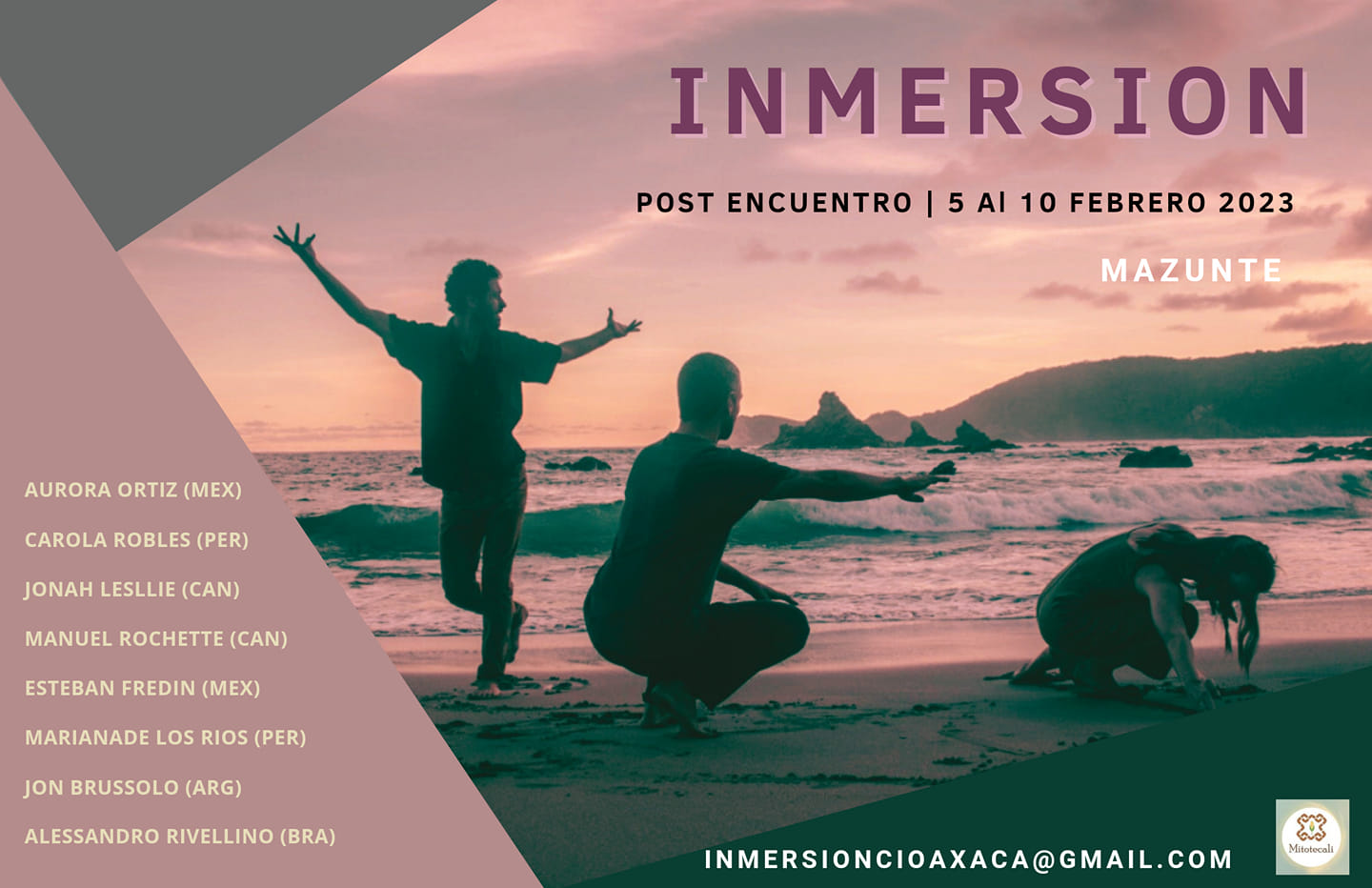 INMERSION Post encuentro - Contacto Improvisación - Mazunte, Mexico
