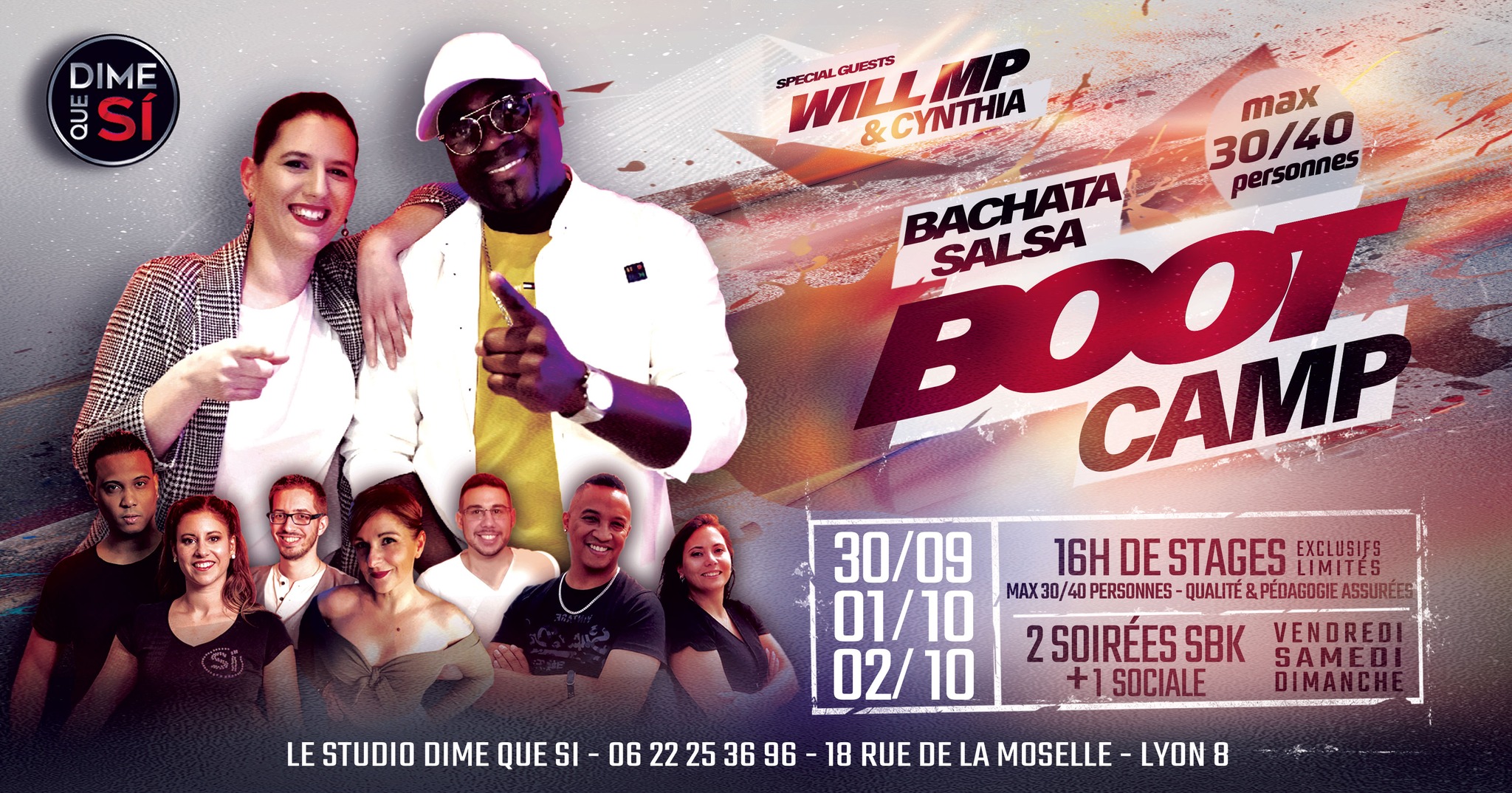 Bootcamp Salsa Bachata avec Will MP & Cynthia